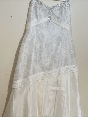 Camille La Vie Ivory White Beaded Embellished Wedding Dress Bodice